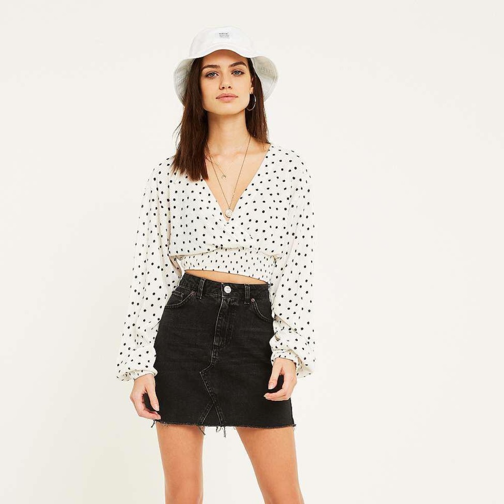 Black Jean Skirt from Urban Outfitters